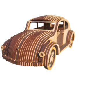 Drewniany model VW Garbus do samodzielnego złożenia