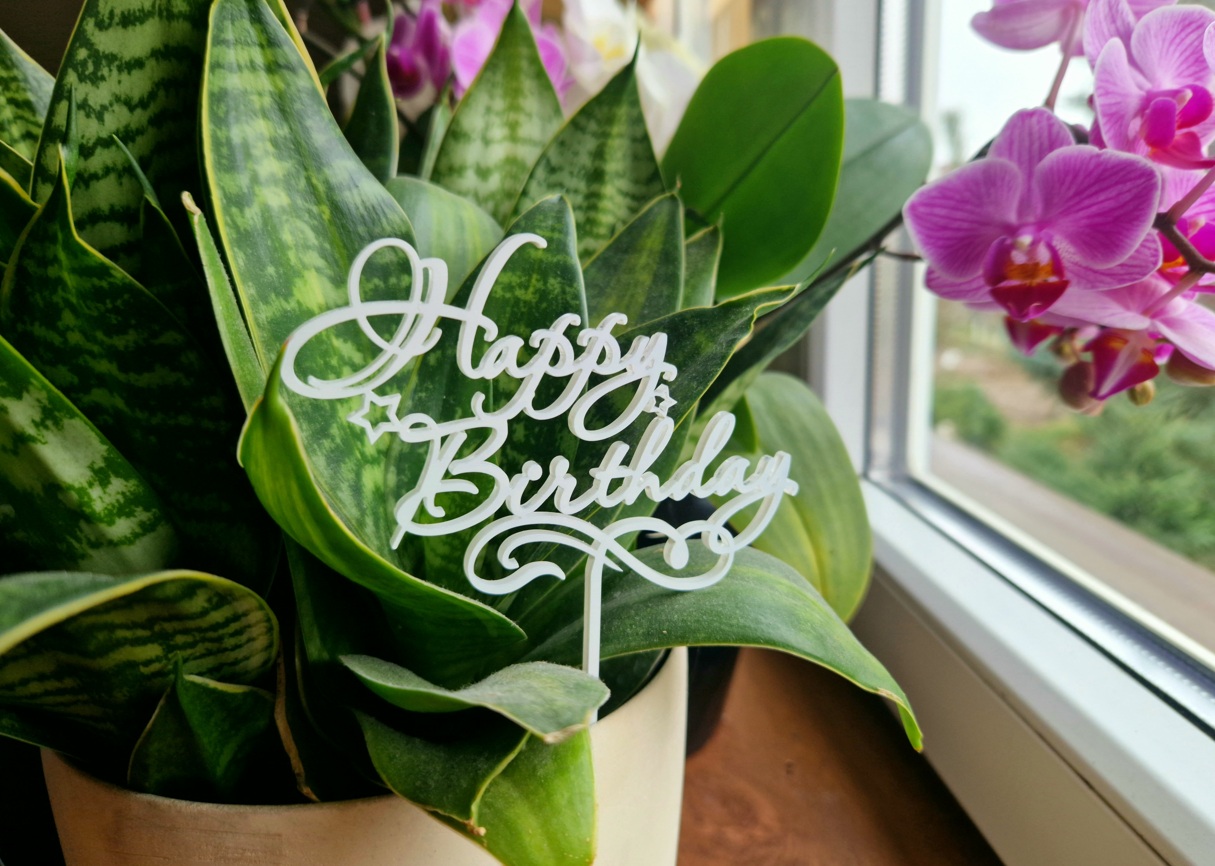 🔥 Topper na tort urodzinowy „Happy Birthday” + serce | dekoracja tortu urodzinowego / walentynkowego - obrazek 5