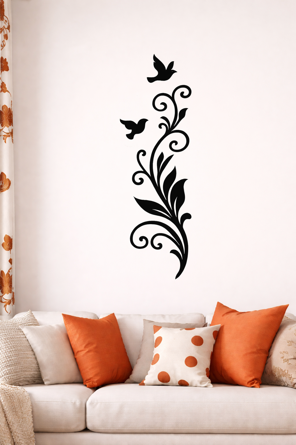 Nowoczesna Dekoracja Ptaki i Ornament - obrazek 3