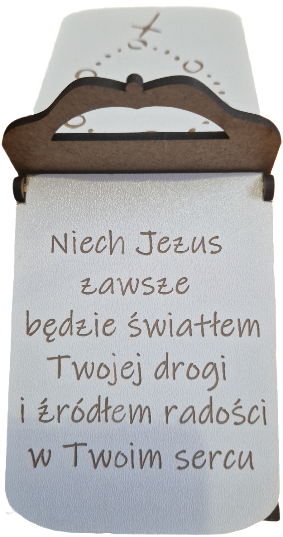 Pudełko dwukomorowe z grawerem, dekoracyjne pudełeczko prezentowe / organizer handmade - obrazek 3